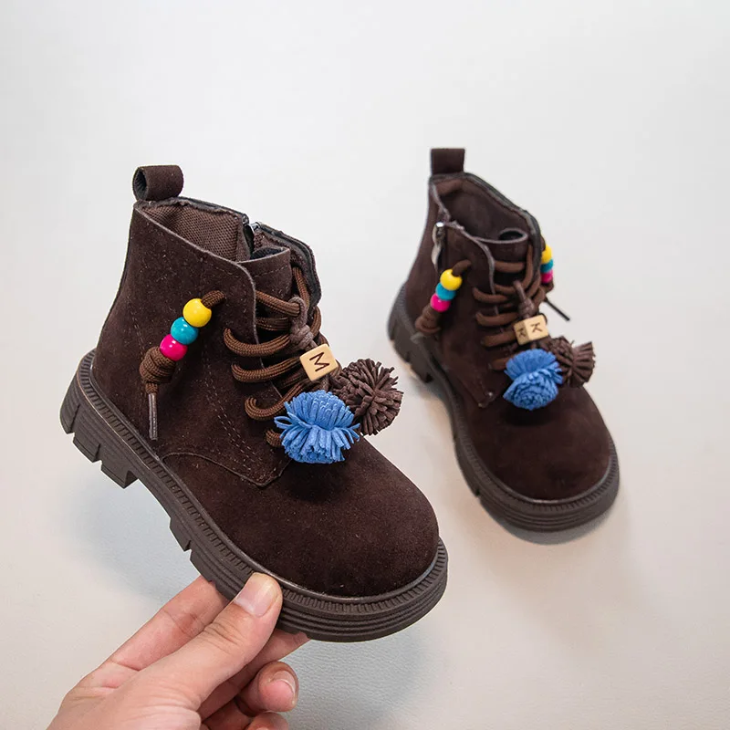 Girls Thermal Boots Autumn Kids Breathable Boots