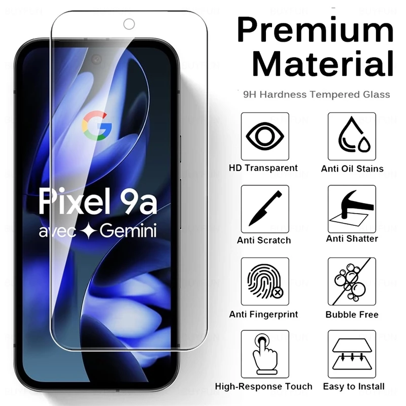 Premium Protective Case with 9H Tempered Glass Screen Protector