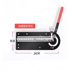 Compact Manual Wire Bending Machine for Cable Harness and Copper Wire Bending (Wide version 9cm)