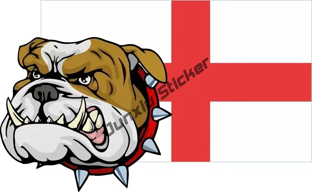 9 Adesivi BANDIERA INGLESE STICKERS ST GEORGE FLAG ENGLAND VINILE Impermeabile - Foto 9