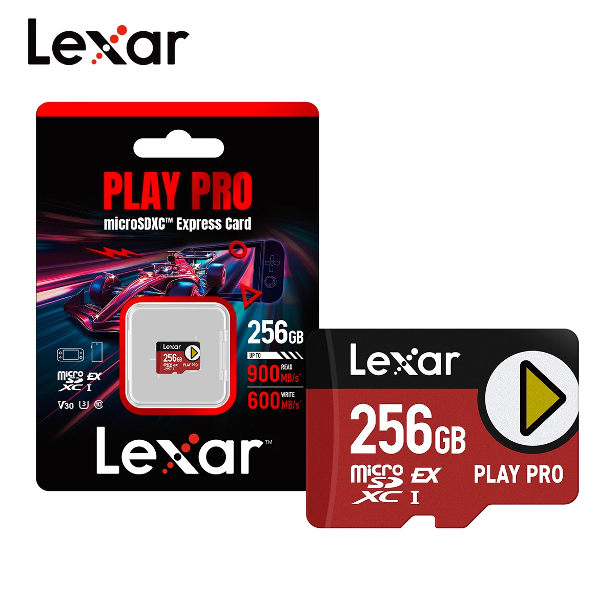 렉사 플레이 프로 microSDXC 익스프레스 카드 256GB 512GB 1TB 900MB/s V30 A2 256GB 512GB 1TB (닌텐도 스위치 2, 스팀 덱용)