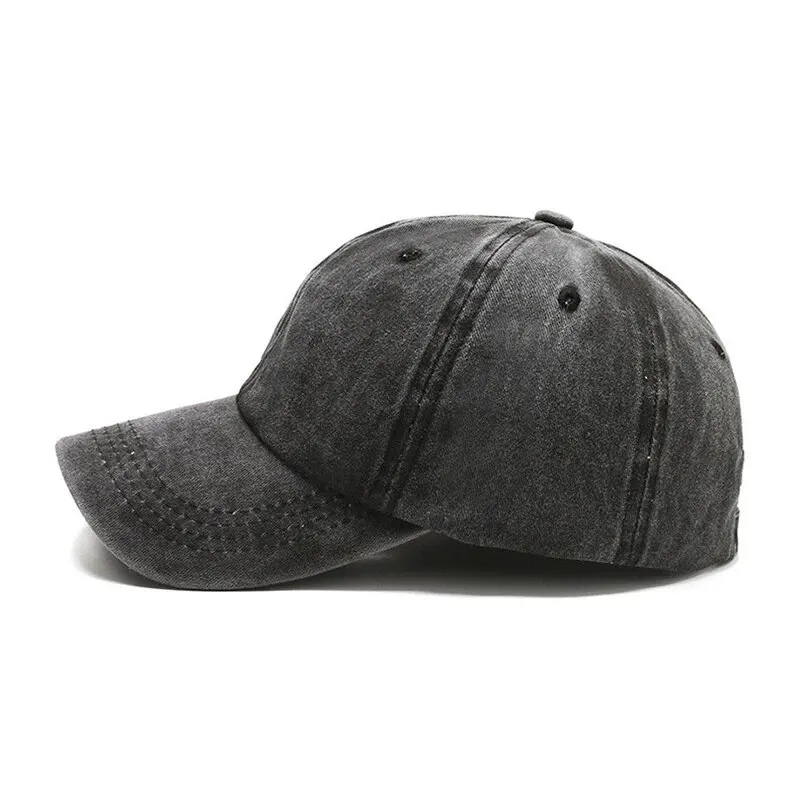 Four Seasons Sunscreen Denim Baseball Hat Korean Version Sunhat Simple Fashion Cap baseball cap baseball hats baseball caps sun cap