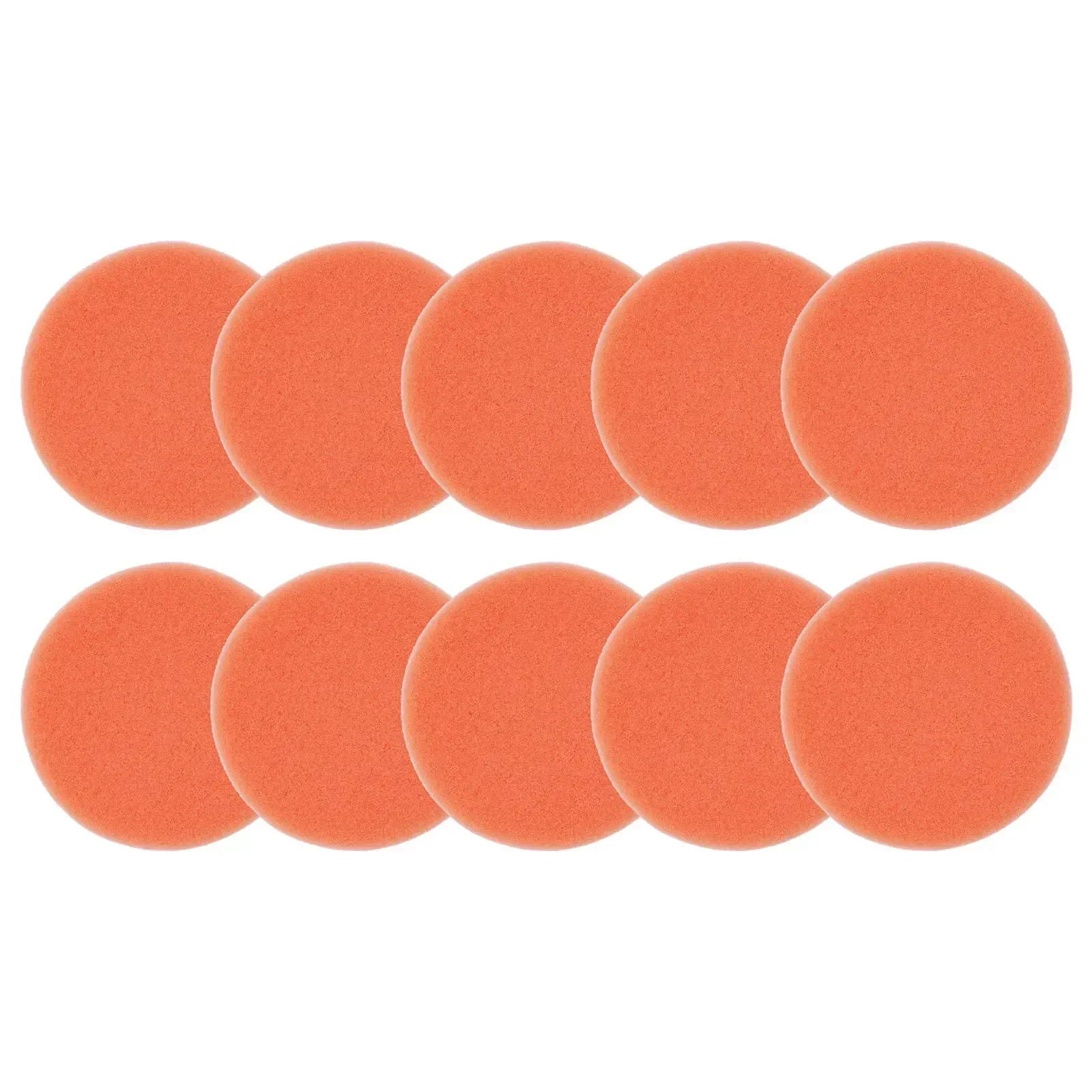 10PCS Sponge 75mm Car Roundness Polishing-Sponge Orange Smooth Flat Sponge Polishing-Pad Orange Polishing-Disc car polishing pad,car polish pad,car polishing sponge,polishing sponge set,polishing wheel disc,polishing wheel kit