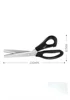 Zig Zag Sewing Cut Dressmaking Tailor Shear Scissor Leather Handicraft Fabric Upholstery Tool Textile DENIM DIY 6
