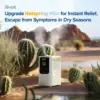 Humidifiers for Bedroom Home, Smart Warm and Cool Mist Air Humidifier for Large Room, Auto Customized Humidity, Fast Symp 2
