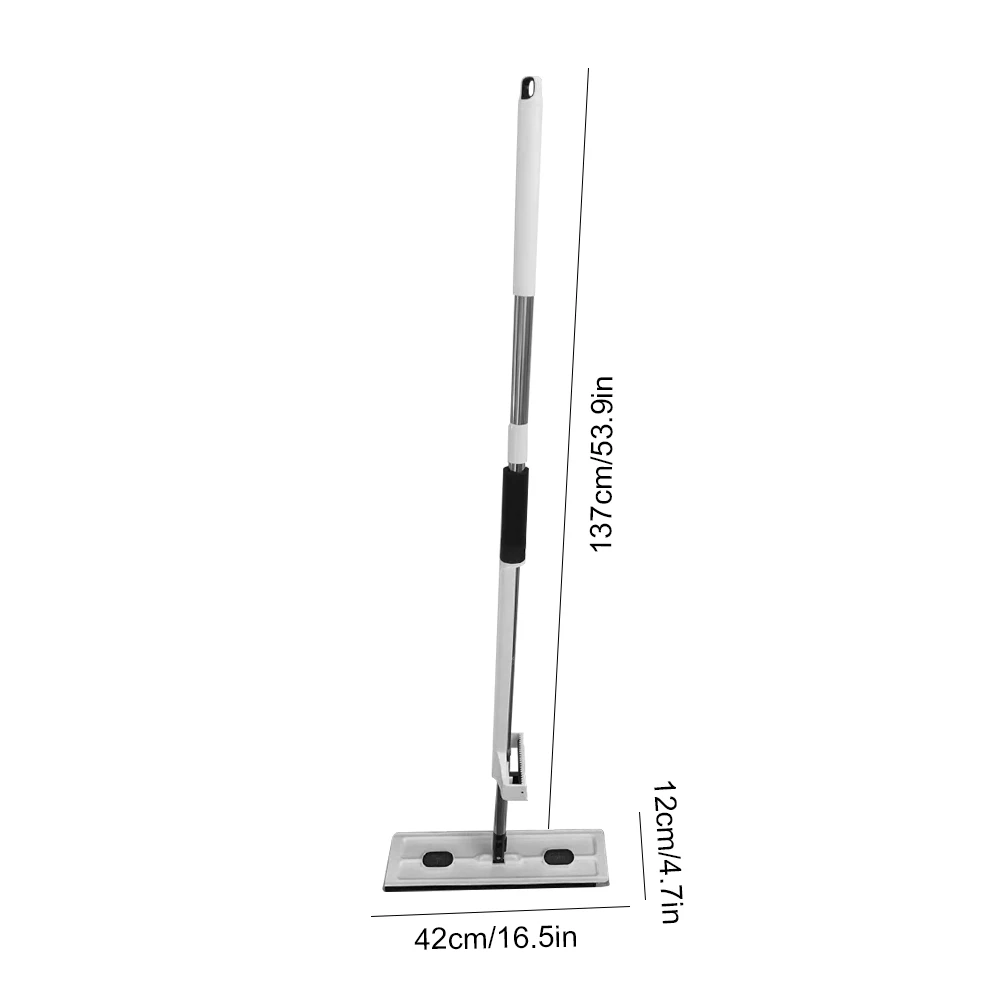 Microfibre Flat Mop for Floor Cleaning with Long Handle