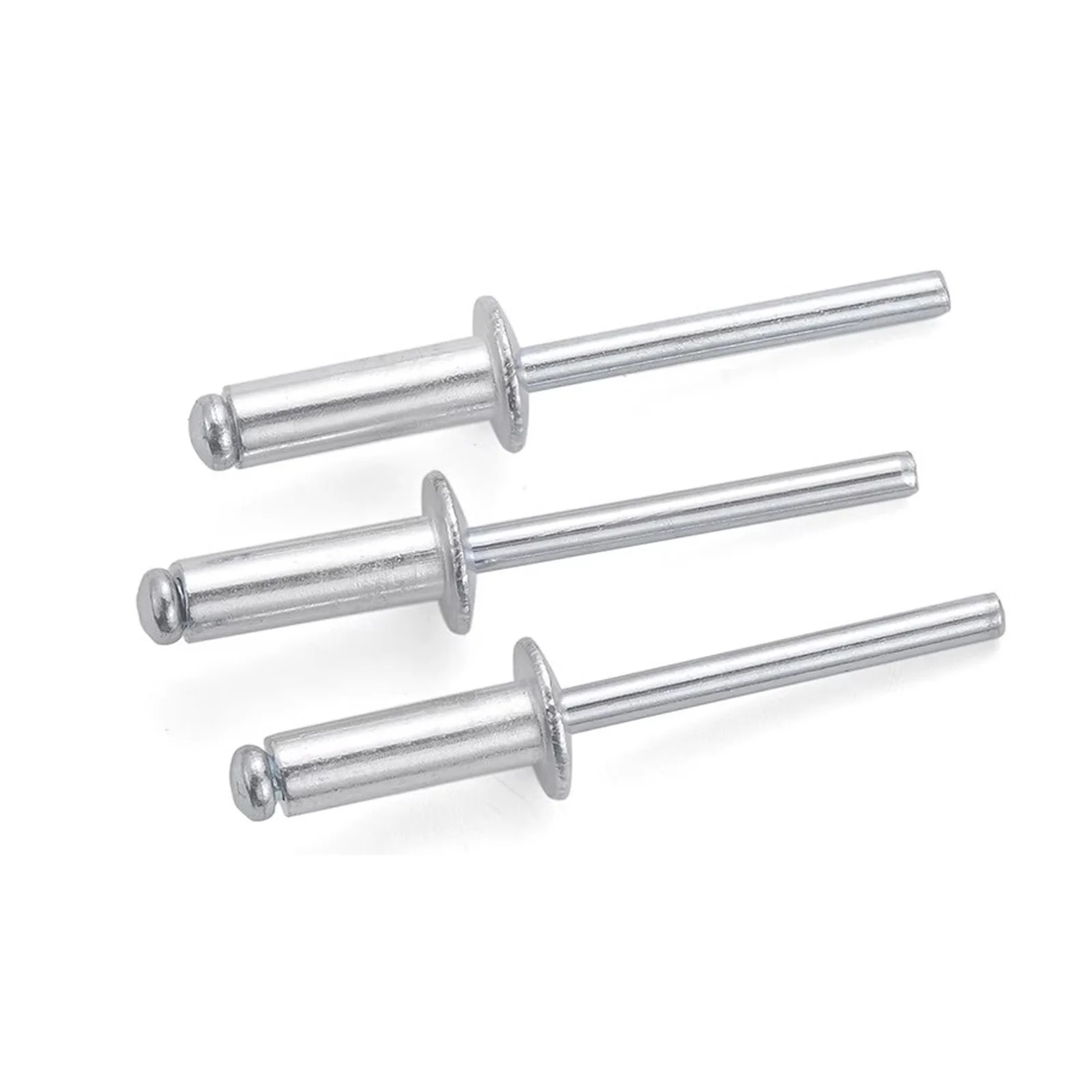 M2 M2.4 M3 M3.2 M4 M5 M6 M6.4 GB12618 Aluminium Dome Round Pop Open Hollow Core Pulling Blind Dropper Self-plugging Rivet 5/50ps rivets and fasteners rivets and screws