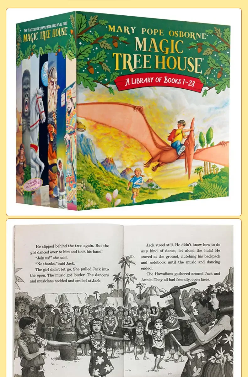 1 Set 28 Books MAGIC TREE HOUSE 1-28 English Reading Books