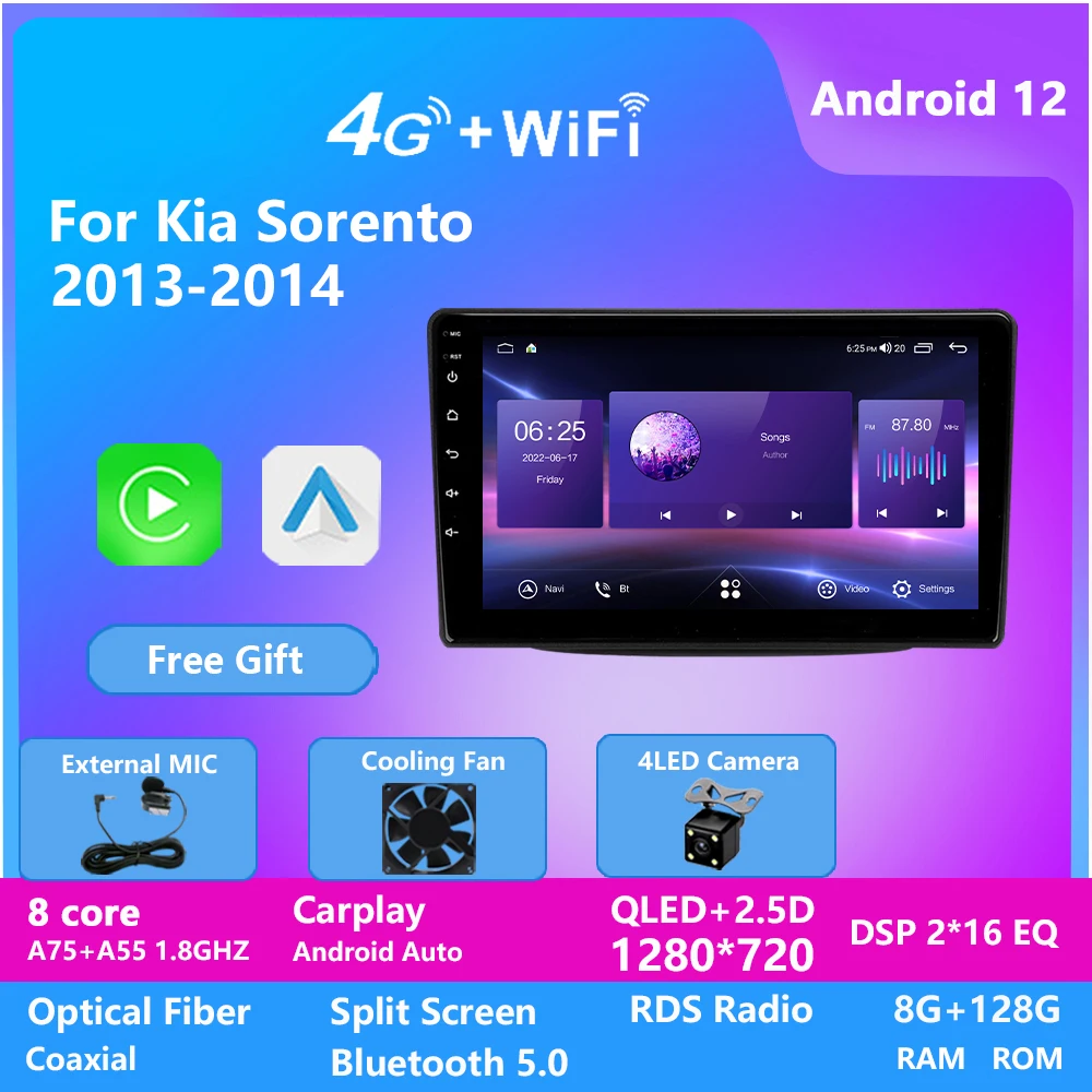 

Touch Scree Car Radio GPS Navigation Multimedia Player for KIA SORENTO 2013-2014