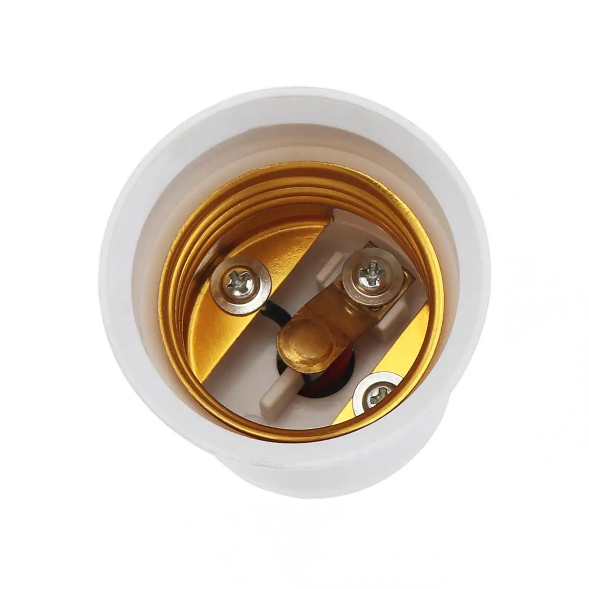 2pcs E12 to E26 Socket Adapter LED Light Bulb Converter E12 Socket to Medium (Standard) E26 Converter