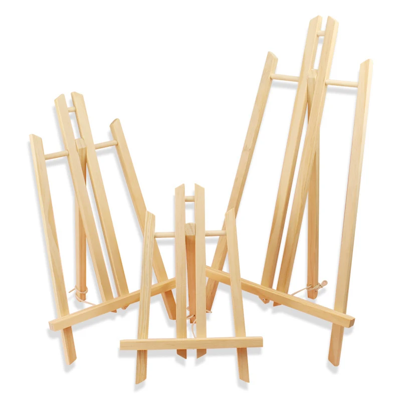 Wooden Easel Wood Table Easel Beech Wood Table Easel for Artist Painting Craft Wooden Stand for Party Decoration Art Supplies 30cm/40cm/50cm