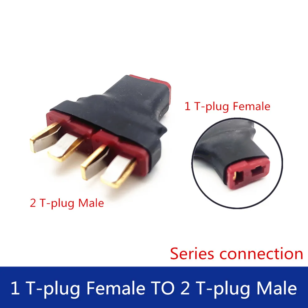 Universal Female to Male Connector Adapter for RC Models - Ideal for Cars, Airplanes, Drones, and Boats