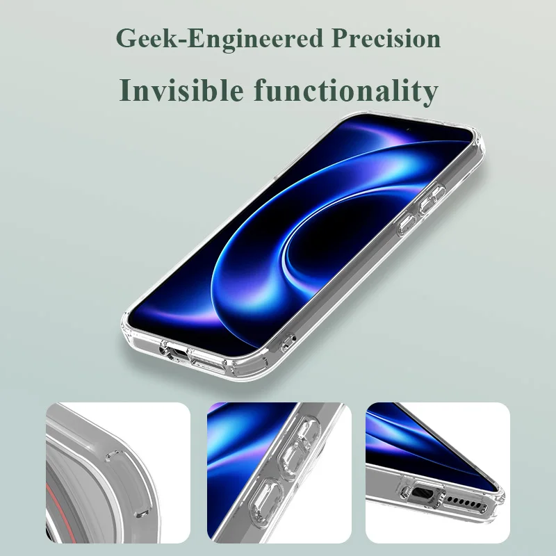 Lereach Crystal Clear Ultra-Thin Shockproof Anti-Scratch Phone Case