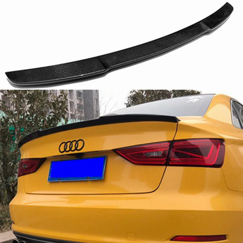 A3 S3 8V In Fibra Di Carbonio Posteriore Tronco Spoiler Ala Per Audi A3 S3 8V Berlina 2014-2017 V Style