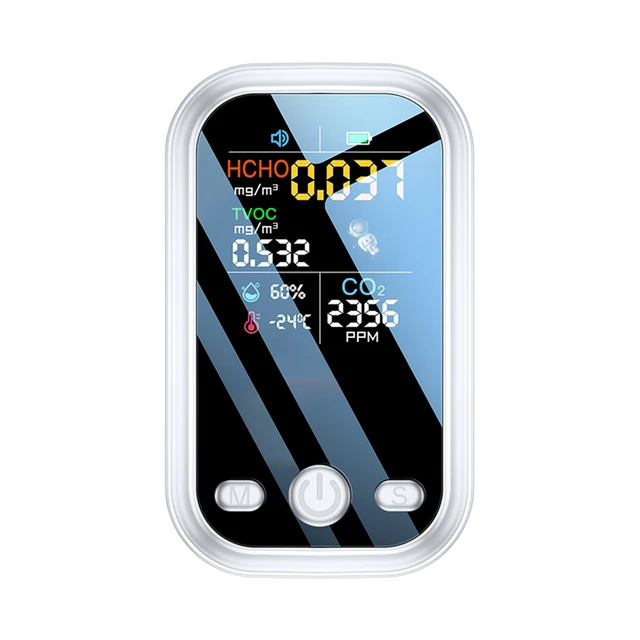 Portable Air Quality Monitor Carbon Dioxide Detector 26