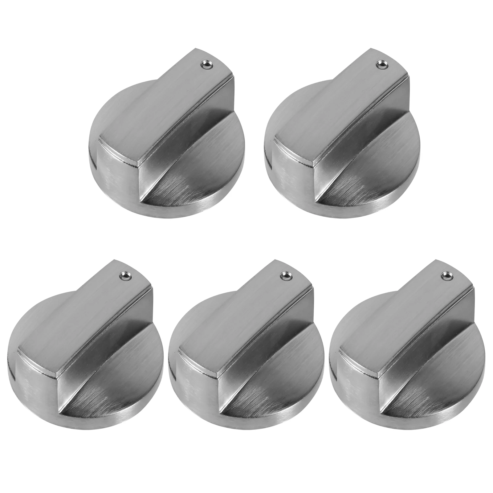 5pcs Stainless Steel Gas Stove Knobs Universal Gas Cooker Hob Control