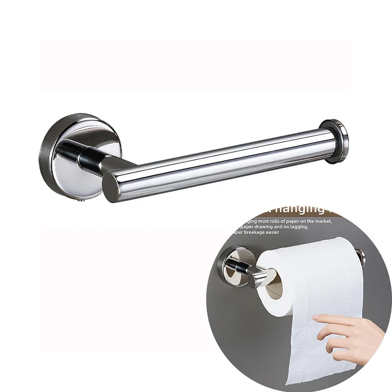 Description Picture 4 of itemBright Silver Bathroom Hardware Set Bathroom kit Wall Mount Stainless Steel Towel Bar Towel Ring Toilet Paper Holder Robe Hook