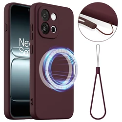 Custodia con Lanyard Shockproof in Silicone Magnetico - Cover con Sensazione Morbida al Tatto