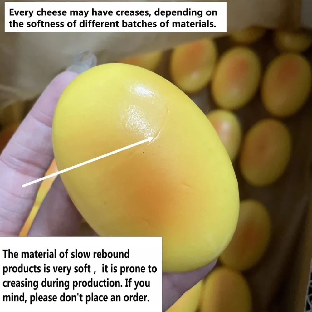Squishy Cheese Cake Stress Relief Fidget Toy