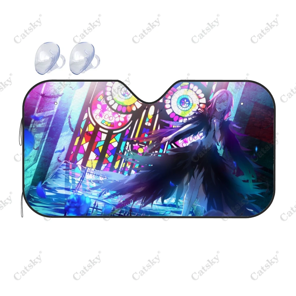 

Anime Guilty Crown Car Auto Accessories Windshield Sunshade Foldable Sunvisor Protect UV Sunshade Visor Shield for SUV Cool