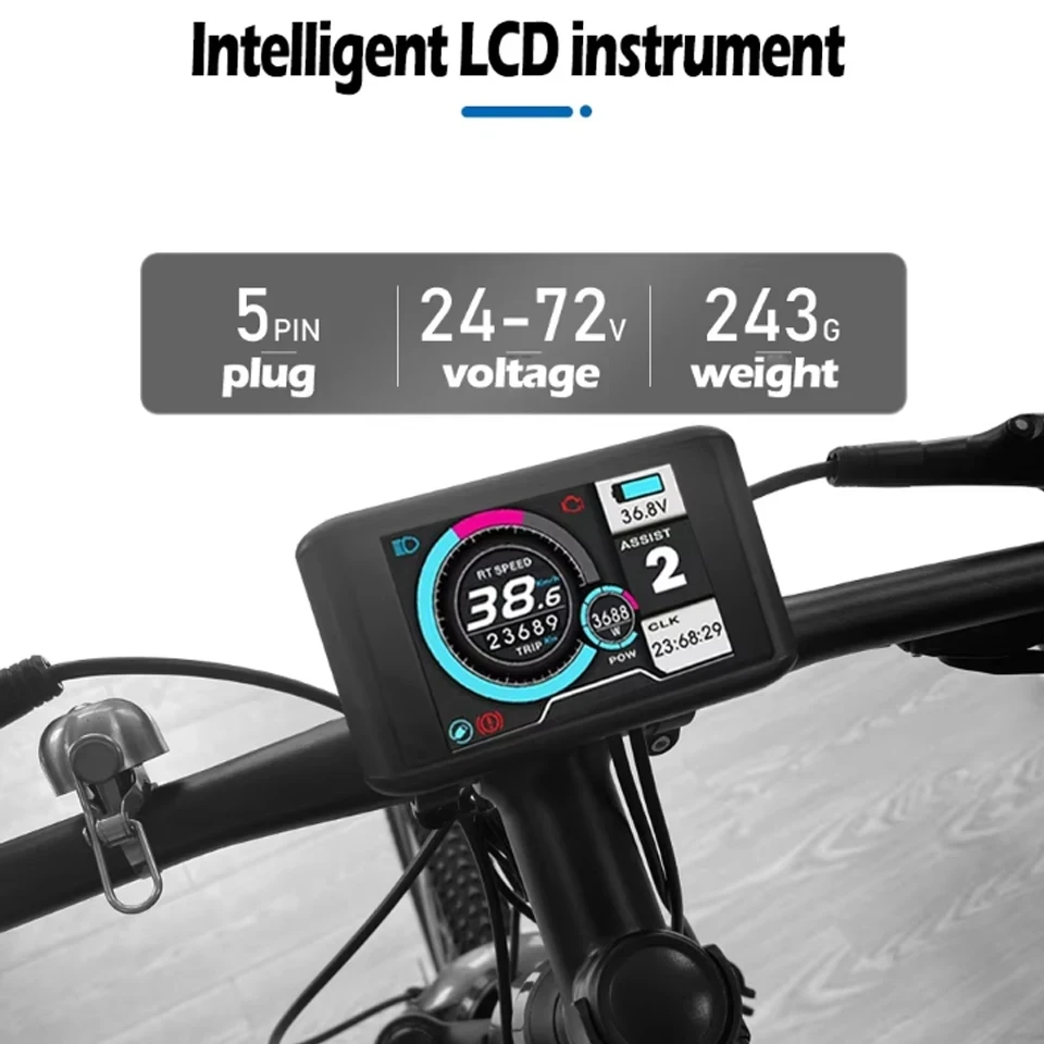 UKC1/UKC1+ LCD 컬러 디스플레이, APT 프로토콜 컨트롤러 호환, SM/방수 커넥터 포함
