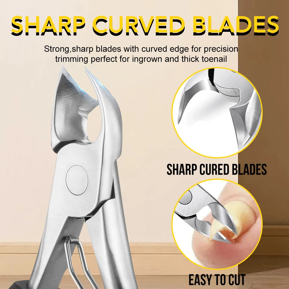 Toe Nail Clipper Nail Clipper Set Nail Clipper Nail Care Kit Nail Clippers Manicure Pedicure Kit Manicure Set Manicure Sets Manicure Nail Clipper Set Nail Clippers Kit Stainless Steel Nail Clippers Trimmer Ingrown Pedicure Care Professional Cutting Tools for Feet Toenail Paronychia Improved