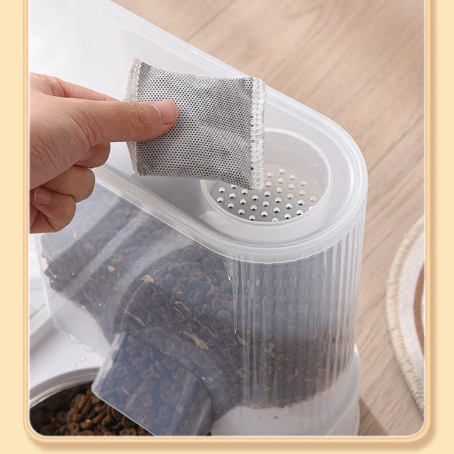 Large Capacity Automatic Cat Food Dispenser Drinking Water Bowl Pet Supplies Wet and Dry Separation Dog Food Container 4