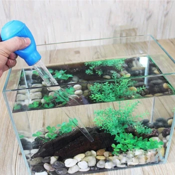 Aquarium Cleaner Pump for Fish Tank Owners Practical Pipette Style Siphon Water Changer Tube Cleaning Tool