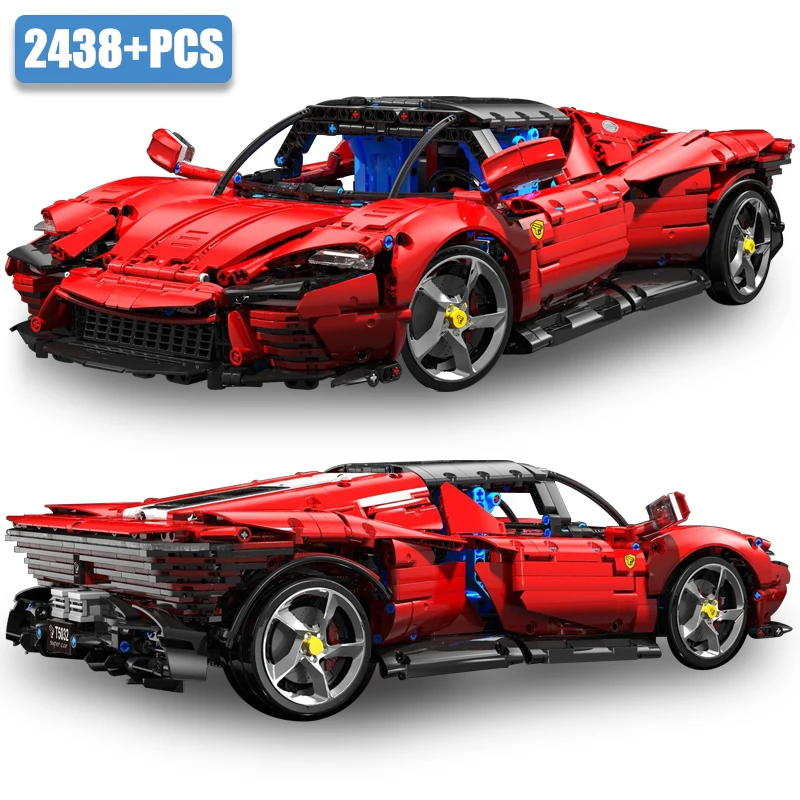 

Technical Expert 2438pcs Daytona SP3 Super Speed Racing Car Model Building Blocks MOC City Sports Car Bricks Toys For Children