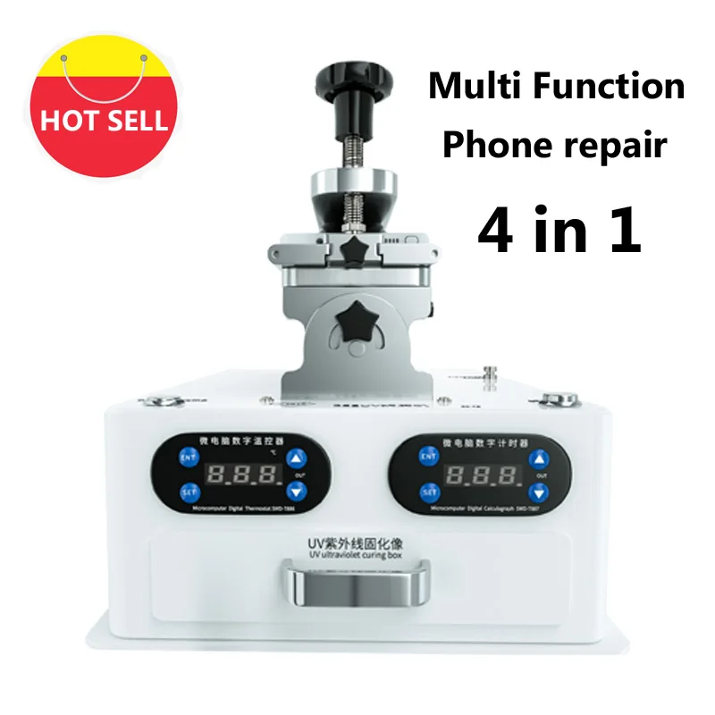 

Multi-Function LCD Screen And Frame Separator Bezel Disassembling Glue Removing For Iphone Samsung With Built in UV Curing