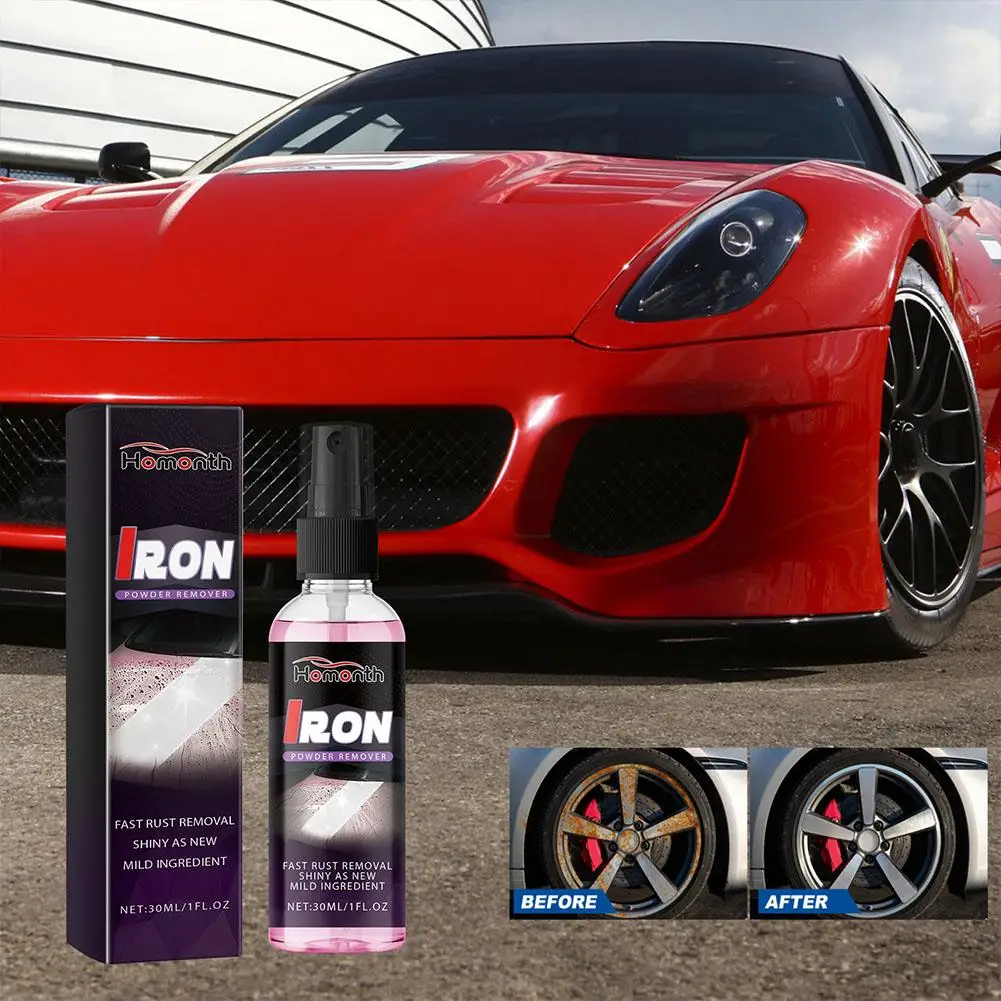 

Car Detailing Rust Remove Cleaner Spray Household Rust Remover For Auto Paint Tyre Rims Care Tire Washing Tools S5H6