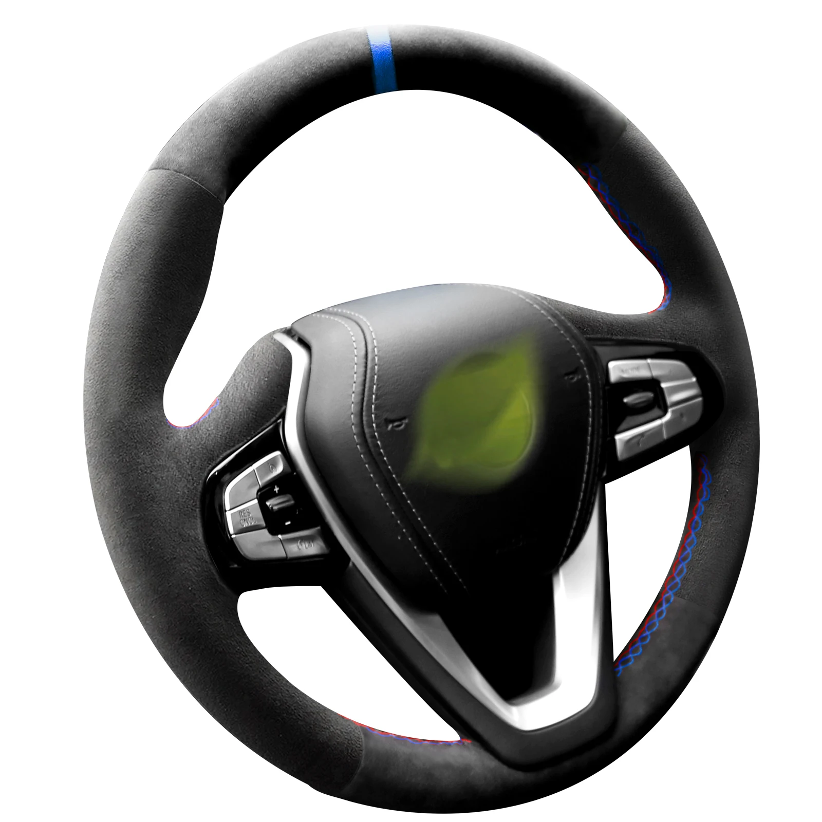

Alfanxi Hand Stitch Alcantara Steering Wheel Cover for BMW G20 G21 G30 G31 G32 X3 G01 X4 G02 X5 G05/ X7 G07 Z4 G29 G11 G12
