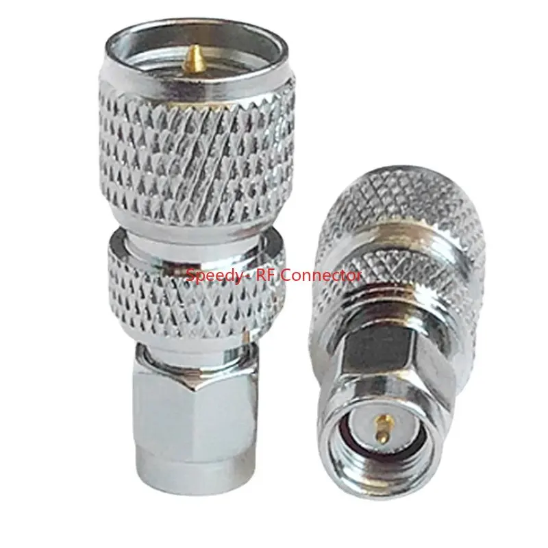 Adattatore Uhf Femmina Sma Maschio Adattatore Coassiale Mini UHF Femmina A SMA Maschio - 50 Ohm, Placcato Oro, Per Radiofrequenza Adattatore RF Oro - Foto 3