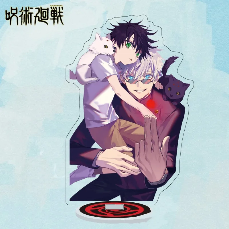 Anime Jujutsu Kaisen Cosplay Figure Acrylic Stand Model Toy Cool Gojo Men Women Anime Lovers Collect Desktop Decoration Gifts