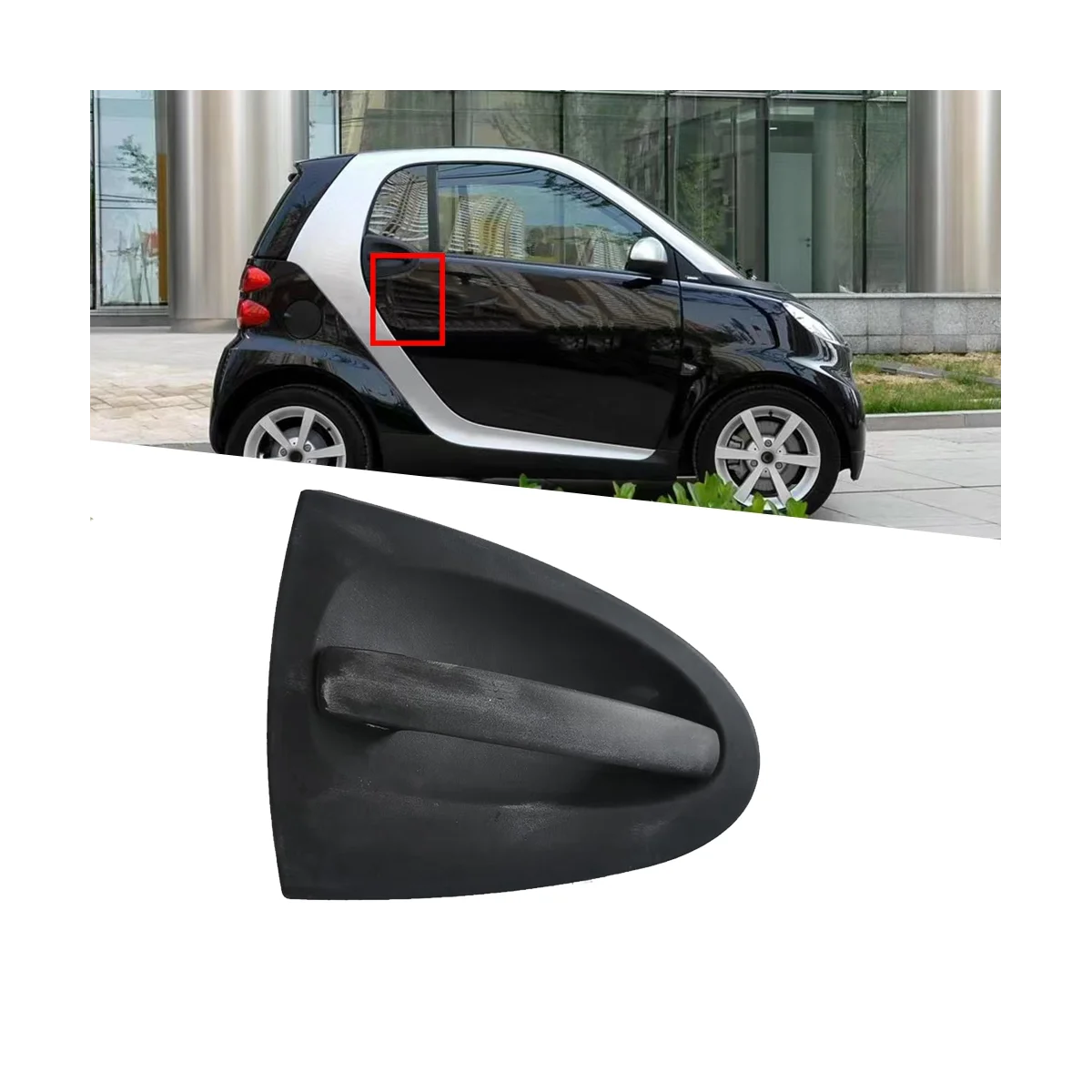 Smart Fortwo Door Handle Lock Cover - Fortwo 2015 On