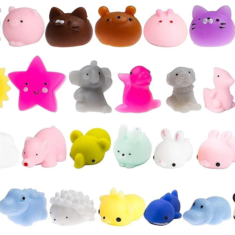 Animal Toys Stress Relief Toys Animals Toys Mini Animals Cat Cute Kawaii Decompression Toy Christmas Gift squishy mesh ball