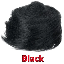 Luxurious Faux Fur Fabric for DIY Crafts and Winter Costumes (Black)
