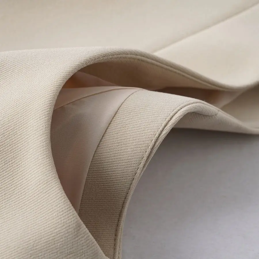 Solid Color Short Vest Women’s Spring & Fall Fashion V Neck Diagonal Button Versatile Workplace Elegant Vest Jacket Top Best Sellers In Women's Clothing