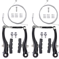 2 ensembles de freins en V pour vélo de montagne en alliage d'aluminium, étrier de frein en V amovible et réglable, accessoires d'étrier de frein de cyclisme 1