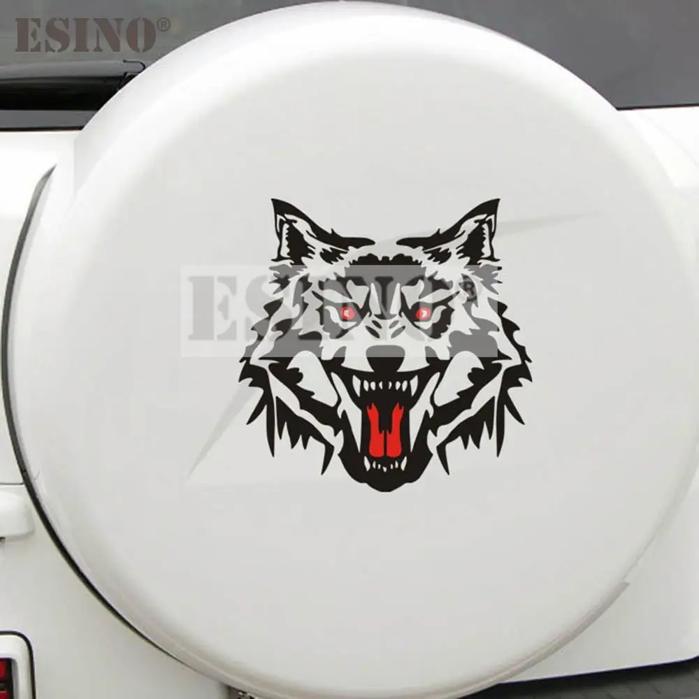 

Car Styling Creative Funny Wolf Angry Wolf Decal PVC Waterproof Car Body Hood Trunk Spare Tire Cover Sticker Pattern Vinyl Decal