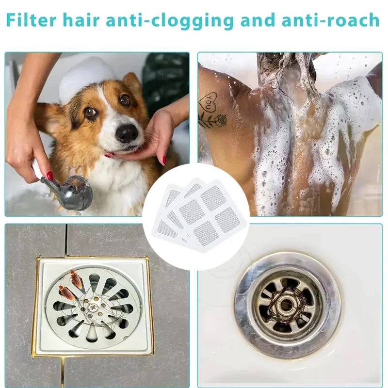 Disposable Shower Drain Hair Catcher 4