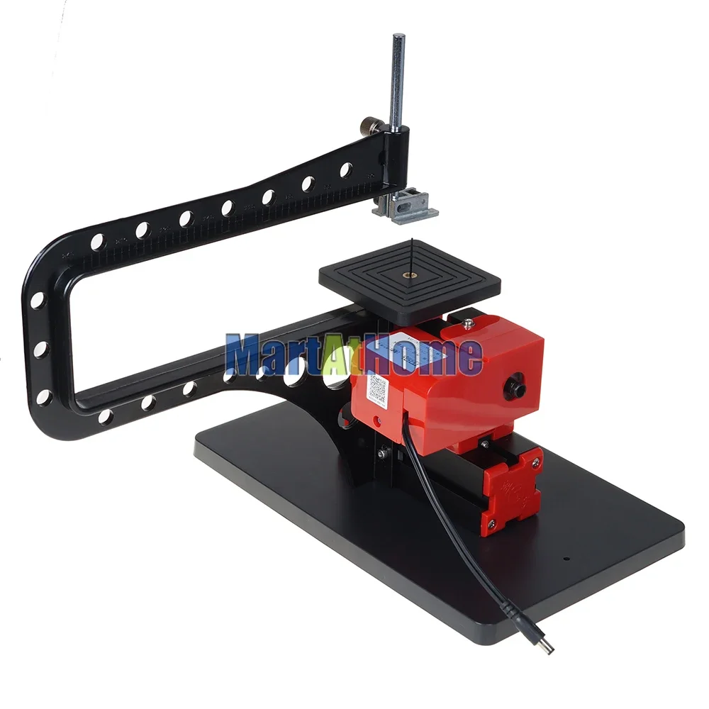The First Tool Z20001G 24W Mini Bow-Arm Jigsaw Machine 20000RPM Saw Wood, Plywood, Aluminum, Acrylic for Modelmaking,Education