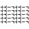 40 Pcs Fish Tank Adapter Air Tube Pump Valve Connector Hose Airline Tubing Aquarium 2