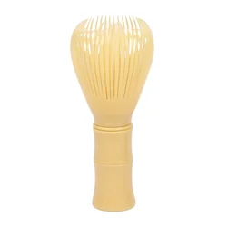 Durable Reusable Resin Matcha Whisk - Dishwasher Safe Traditional Stirrer (Yellow)