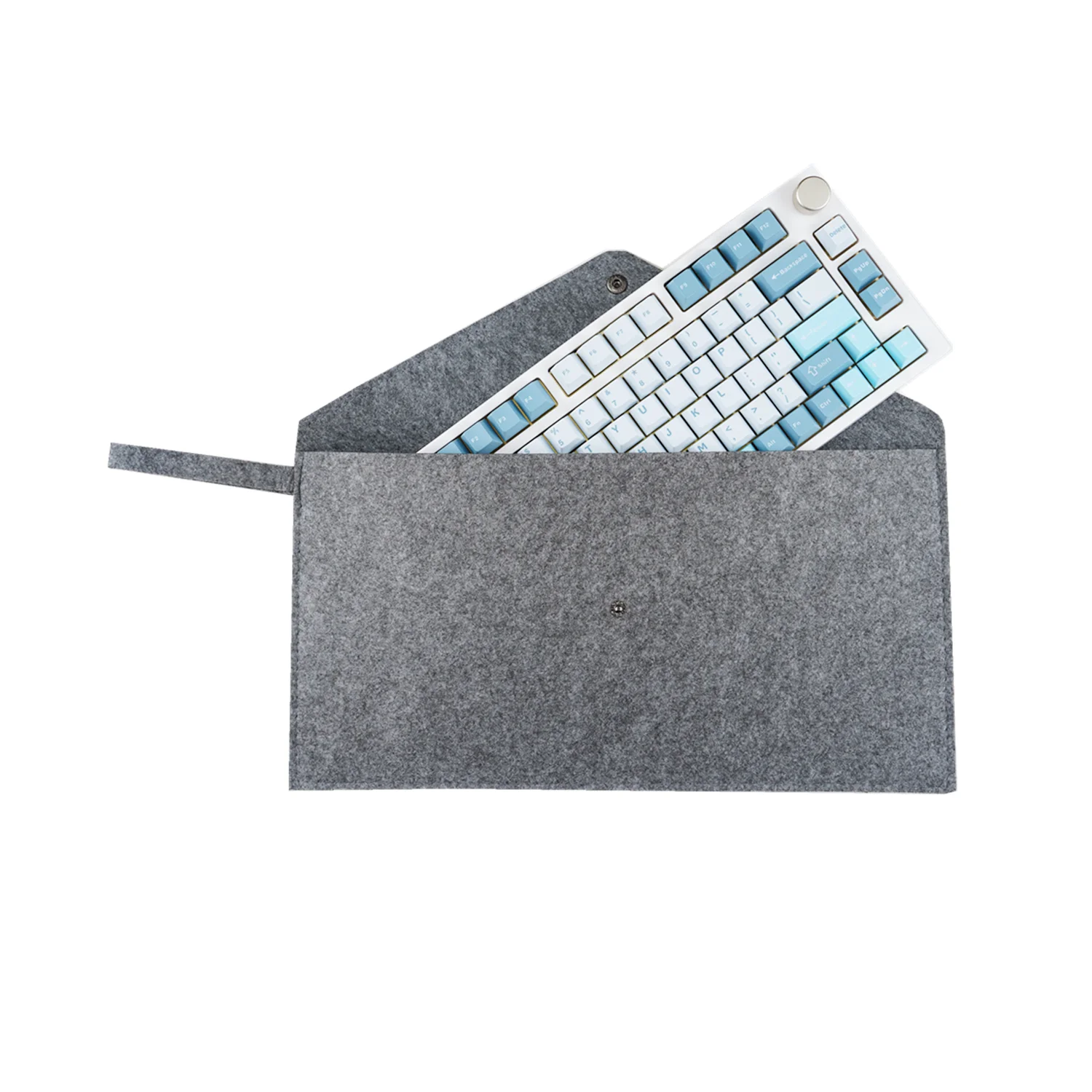 Teclado Mecânico Maleta Felt Bolsa para 60 75 100 Layout Tampa do Teclado Poeira Bolsa Periférico Armazenamento e Contenção - Imagem 3