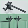 Long Spout Bathtub Shower Faucet Hot and Cold Water Mixer Swivel Tub Spout Wall Mounted Bath Tap  2-ways Water Outlet Crane 2