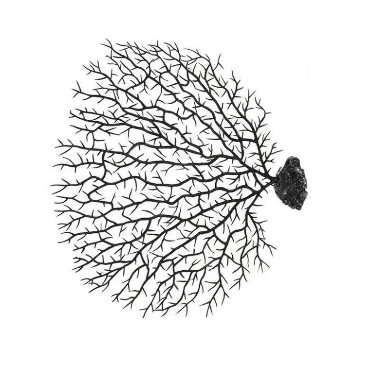

1pce Sea Fan /Fern For Shadow Boxes Sea Fan /Fern 15cm - 20cm Art Creating Amazing Wall For Fish Tanks Artworks Decorations.