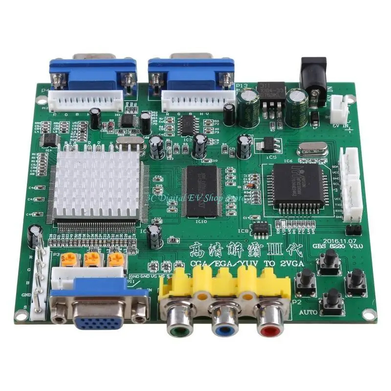 E74D Arcade -Spiel RGB/CGA/EGA VGA Game Video Output Converter Board für den Arcade Game Monitor zum CRT LCD PDP -Projektor – Detail 7