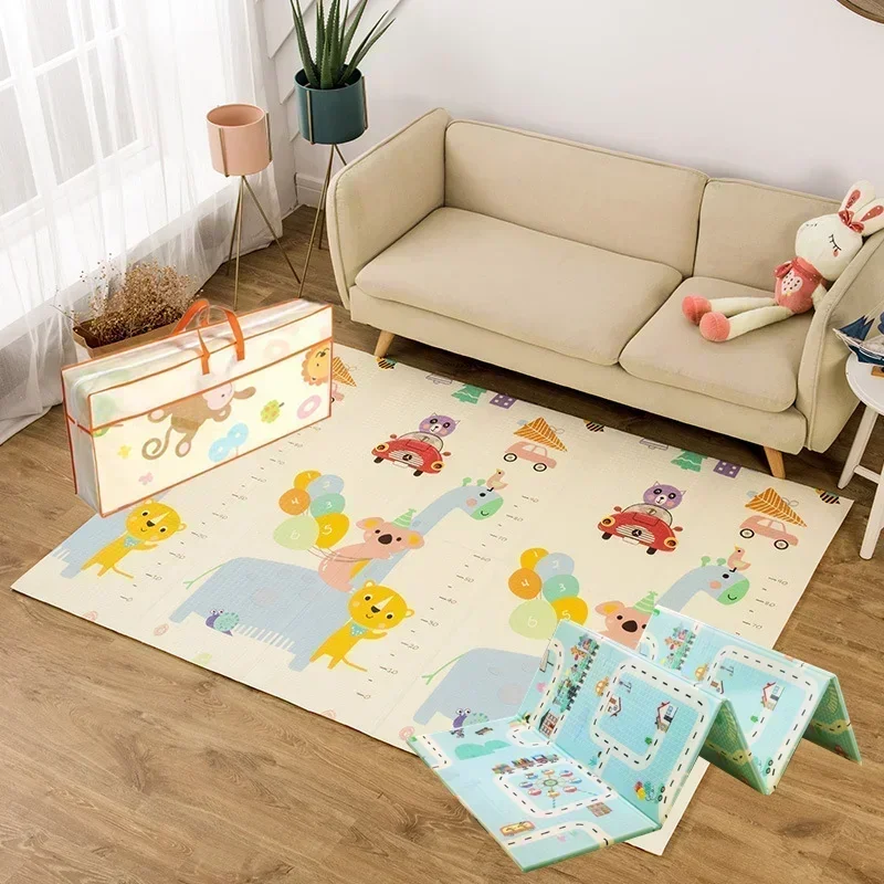 Baby Play Mats Crawling Mats Double Surface Baby Carpet Rug Developing Mat for Children Game Pad in The Nursery Activity Gym XPE