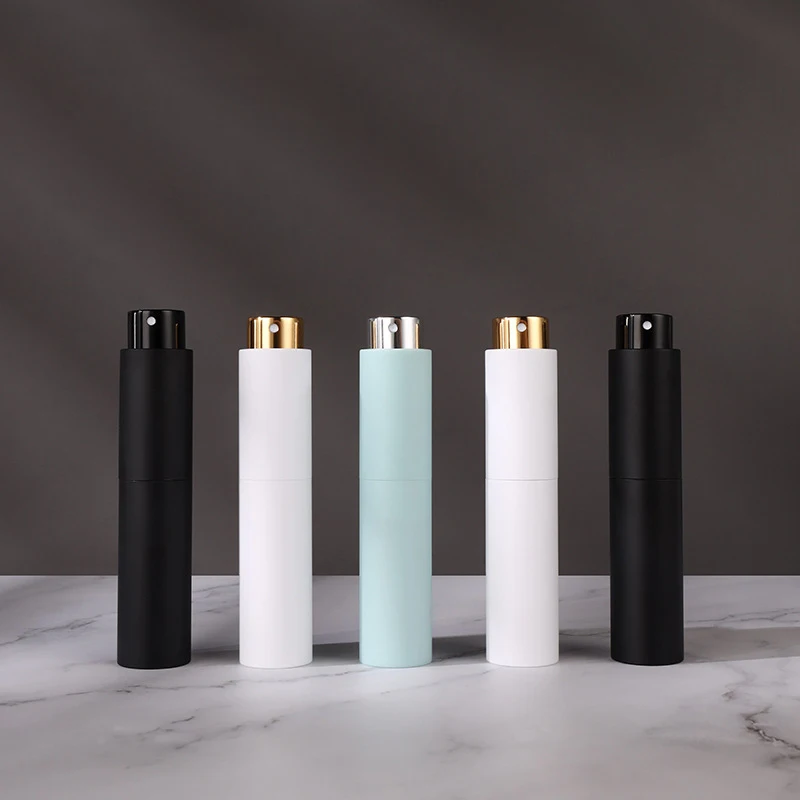 10ml 향수 병입 분무기 휴대용 미니 리필 가능 액체 용기, 화장품 유리 스프레이 빈 병 여행 도구